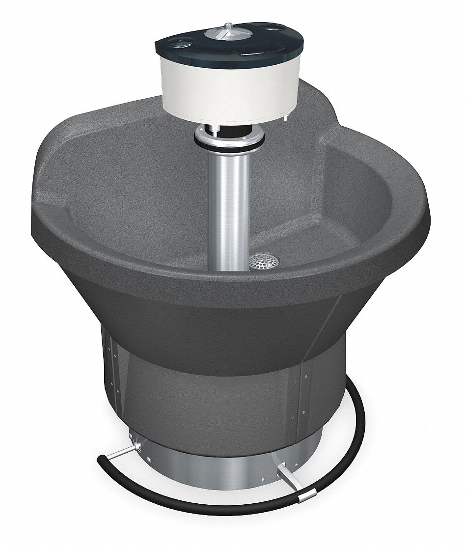 Wash Fountain, Semi Circular, 36 In Wide