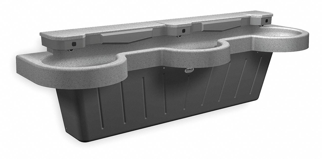 Lavatory System, Three Station Sink