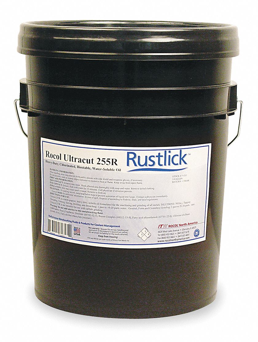 WaterSol Oil Coolant, ULTRACUT 255R, 5 Gal