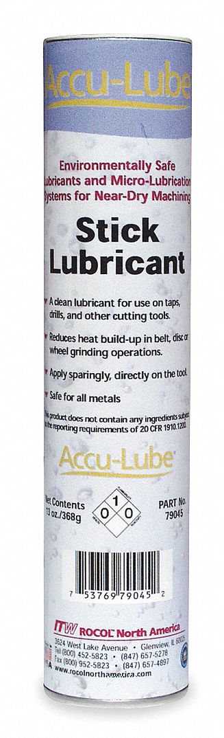Metalworking Lubricant Stick, 13 oz