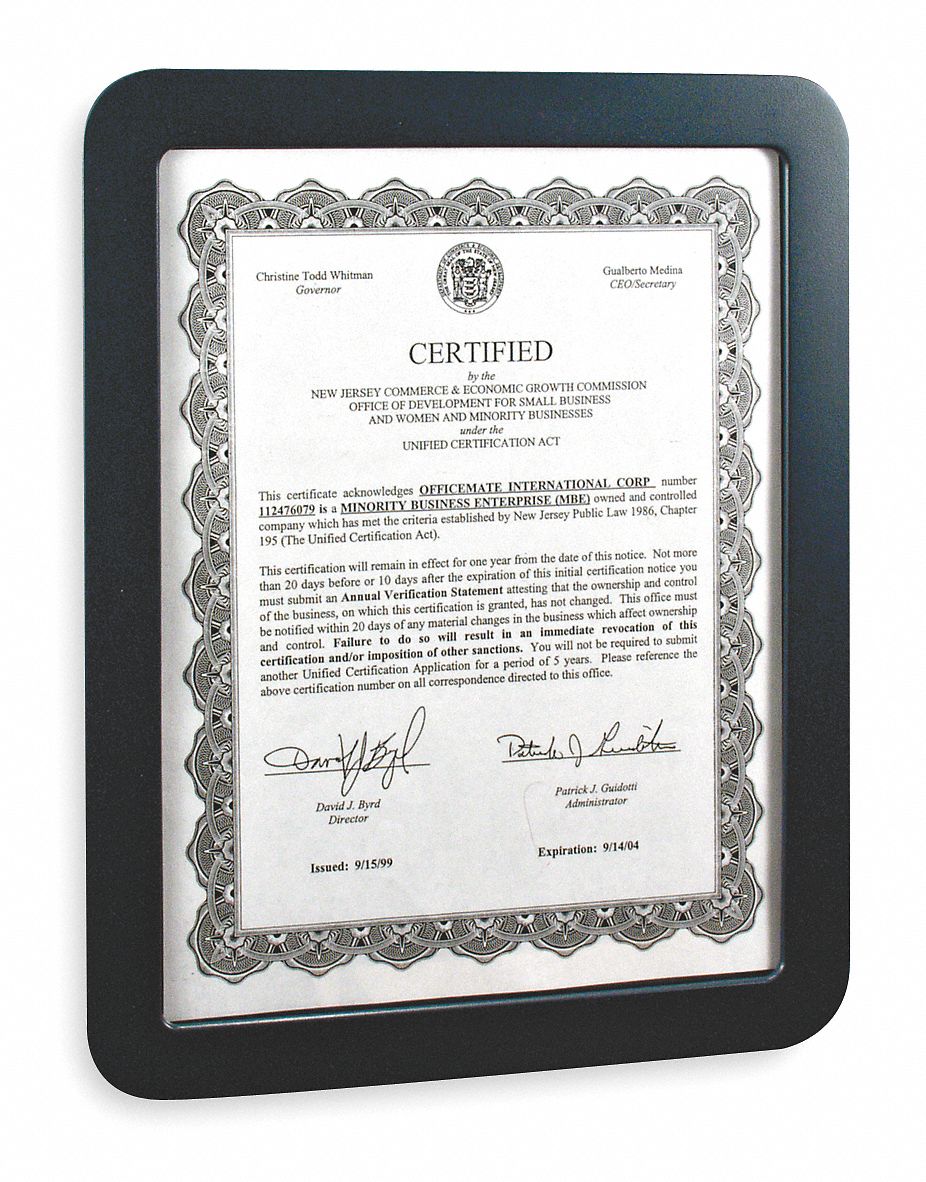 Certificate Holder