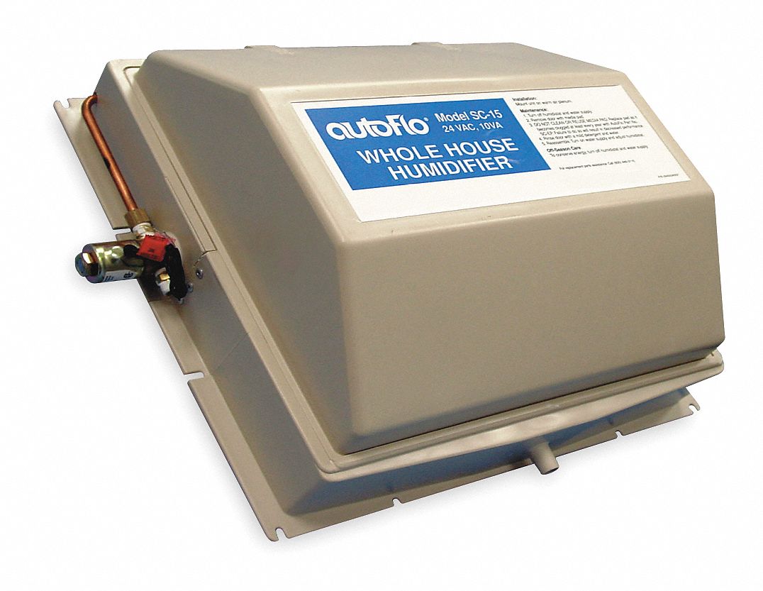 Furnace Humidifier, Drain Thru, Cap 4000