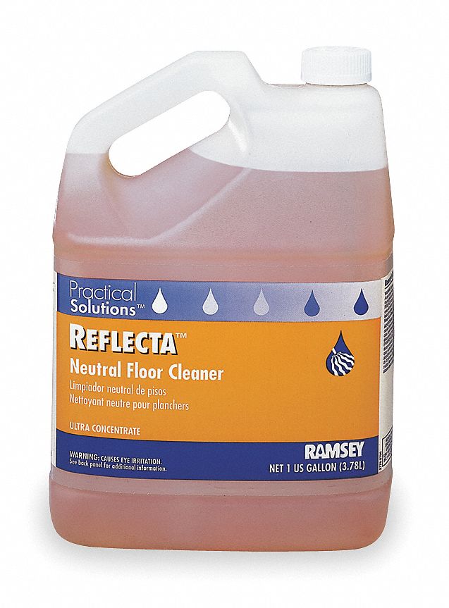 Neutral Floor Cleaner, 1 gal., Citrus, PK 2