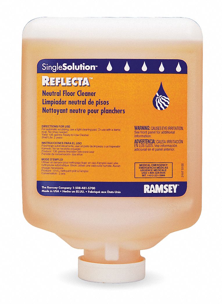 Neutral Floor Cleaner, 2L, Citrus, Orange
