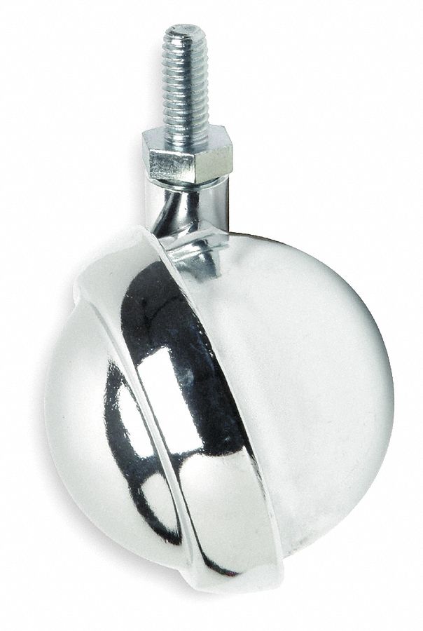 Swivel Stem Caster, 2-1/2 In, 100 lb, Steel