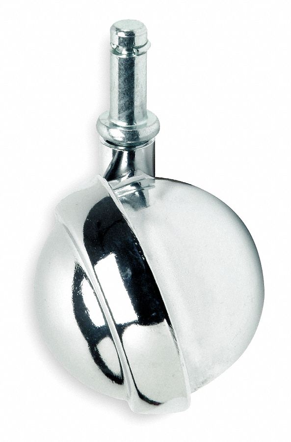 Swivel Stem Caster, 2 In, 80 lb, Steel