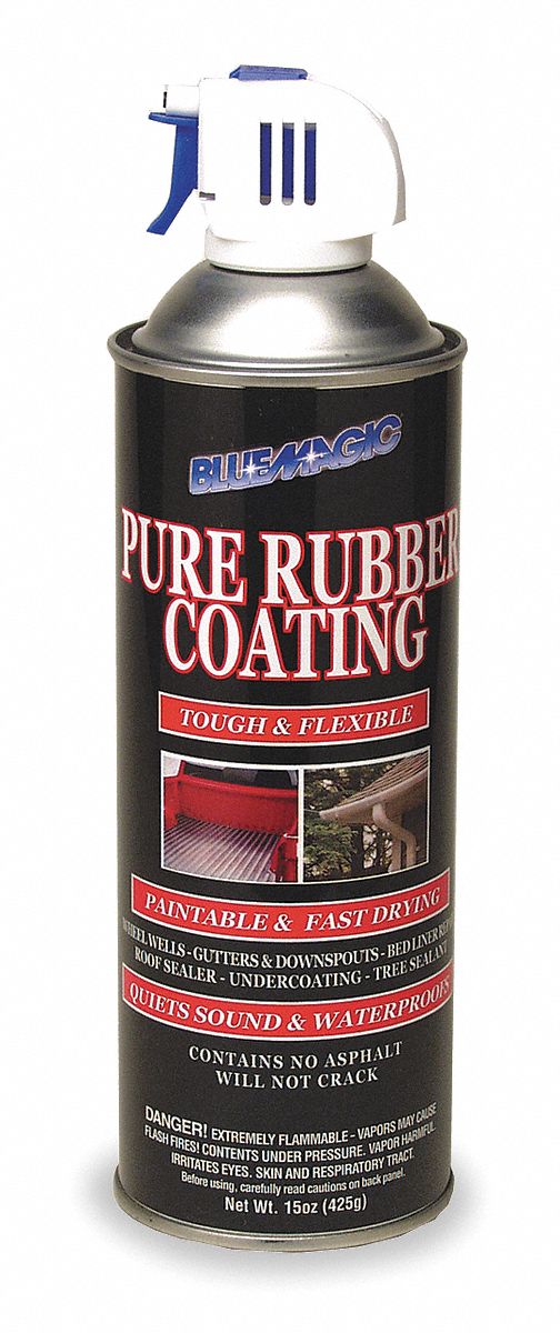 Rubber Coating, Black, 10 Sq Ft Coverage