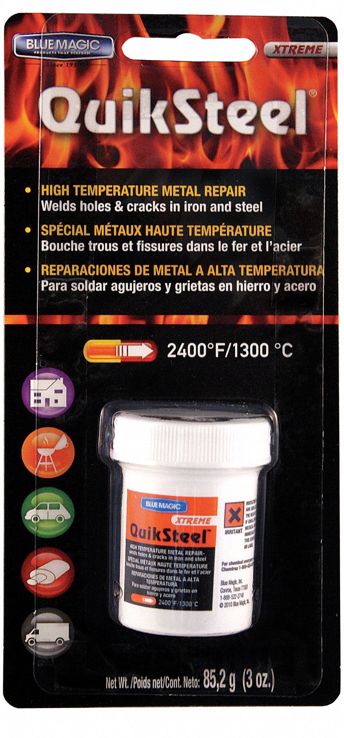Metal Repair, High Temp, Dark Gray, 3 Oz