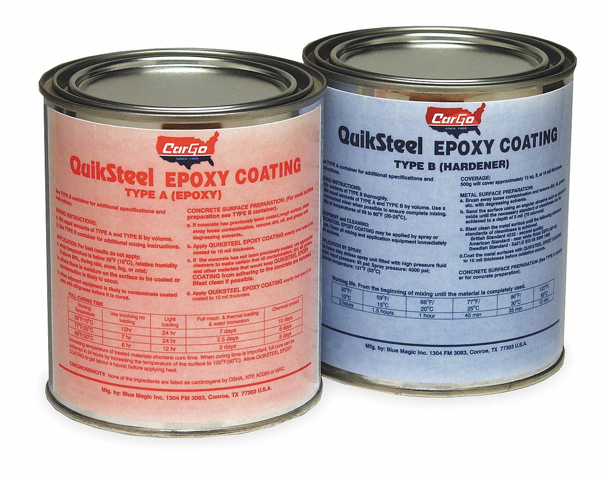 Epoxy Coating/Hardener, Dark Gray, 32 oz.