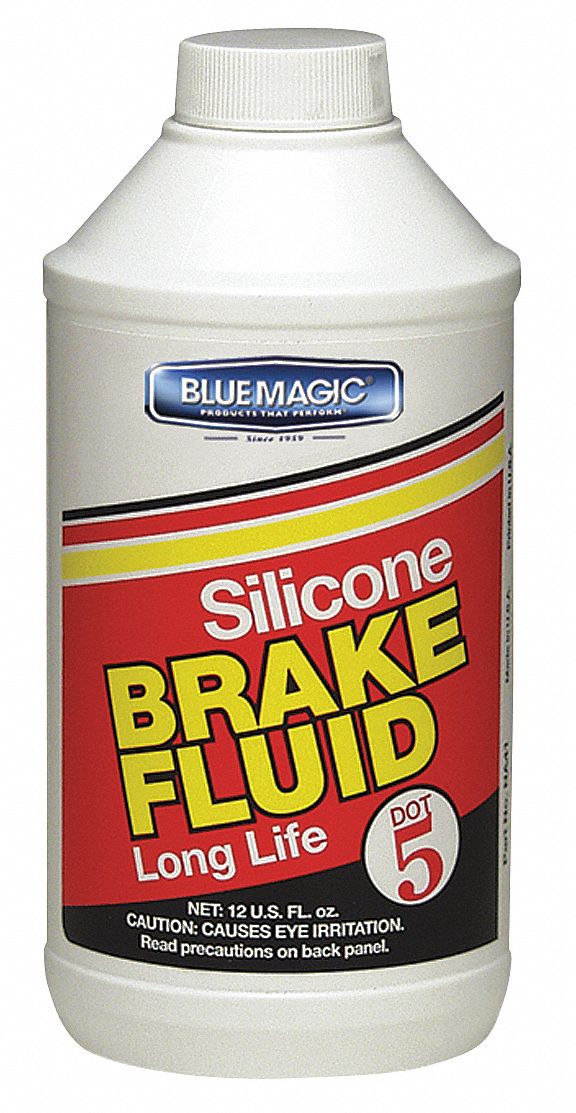 Brake Fluid, Silicone, 12 Oz, Purple