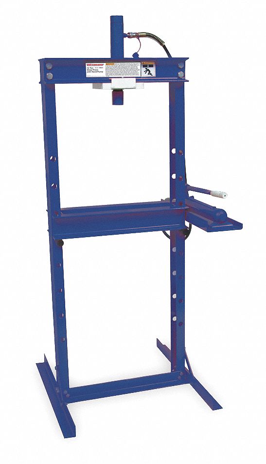 Hydraulic Shop Press, 12 Tons