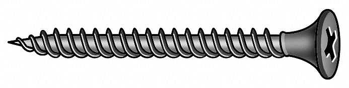 Drywall Screw, Bugle, #6, Pk 5000