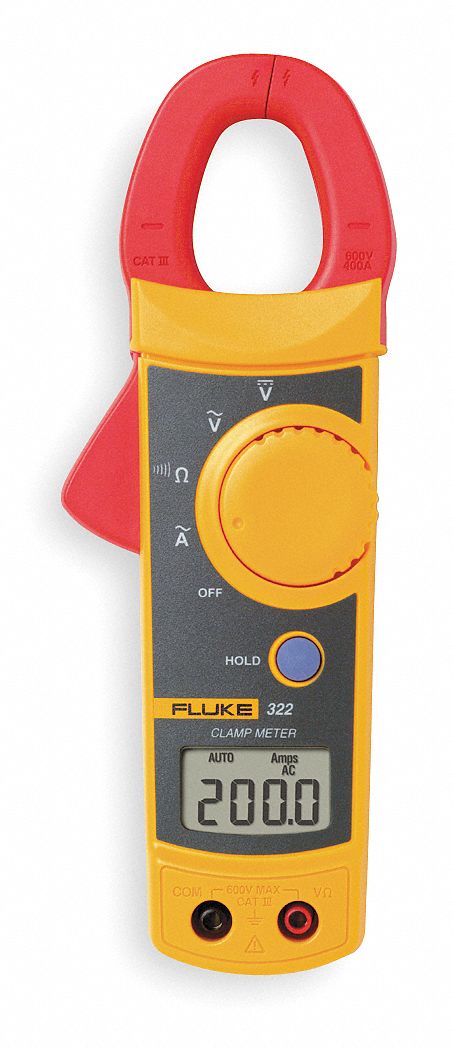 Digital Clamp On Ammeter, 600V, 400A