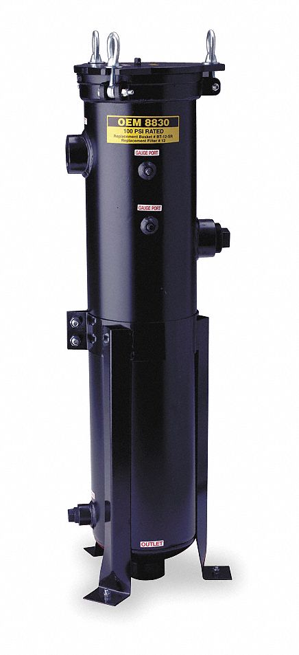 Filter Housing, 2 In NPT, 6 Cartridges