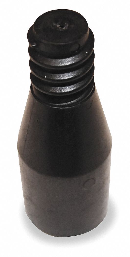 Threaded Tip, Plastic, Black