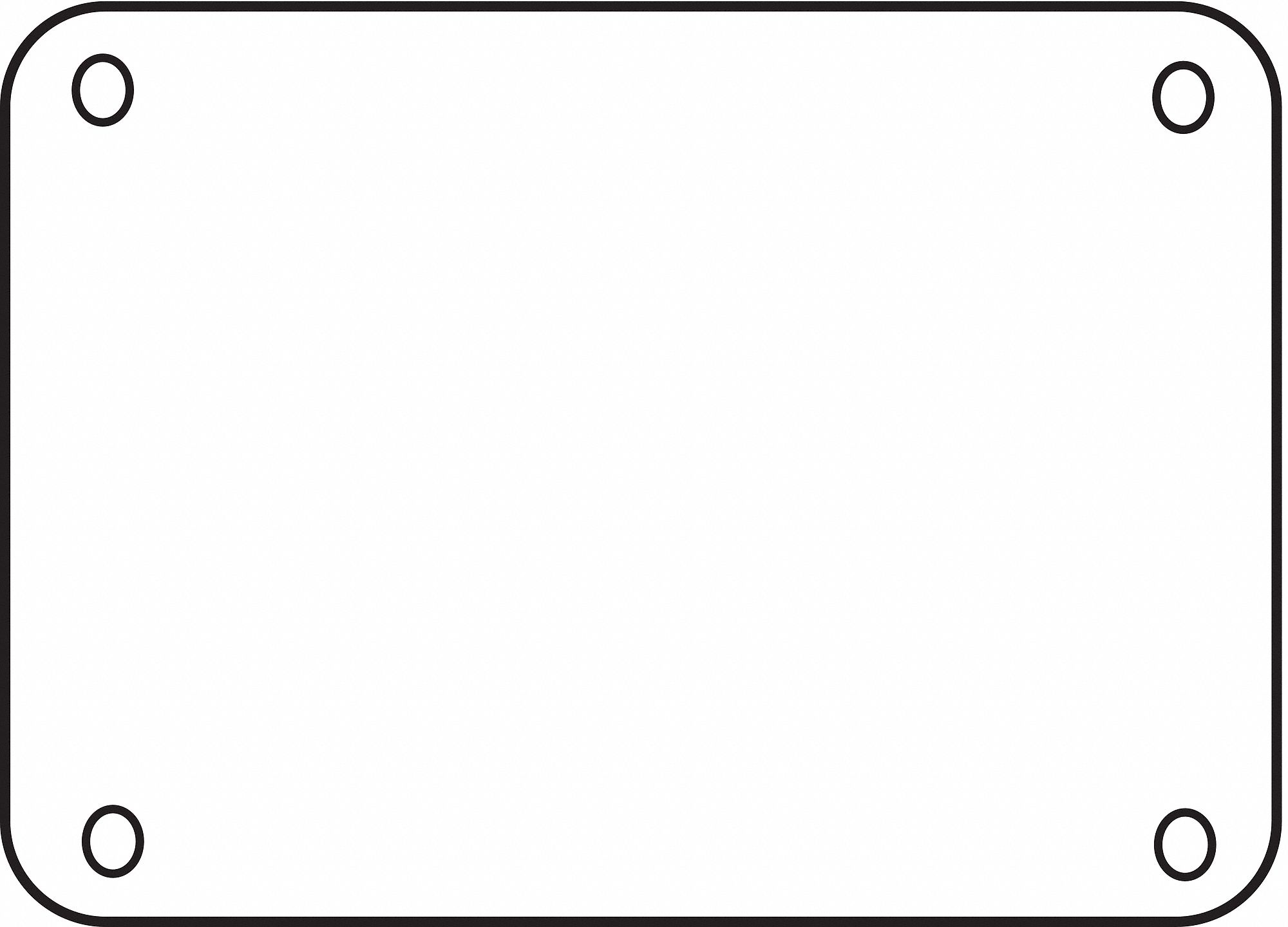 Custom Sign, 7-5/8x10-1/4In, WHT, BLK, PK10