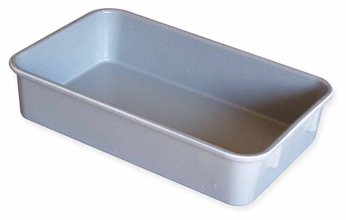 Heavy Duty Nesting Box, L 9 3/4 In, Gray