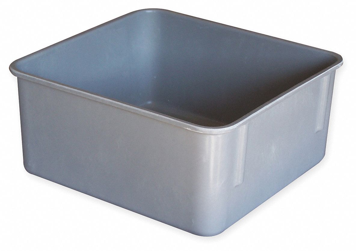 Heavy Duty Nesting Box, L 9 3/4 In, Gray