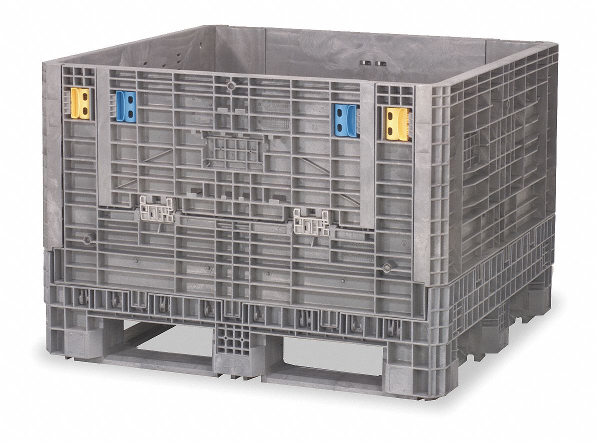 Collapsible Container, L 48, Plastic