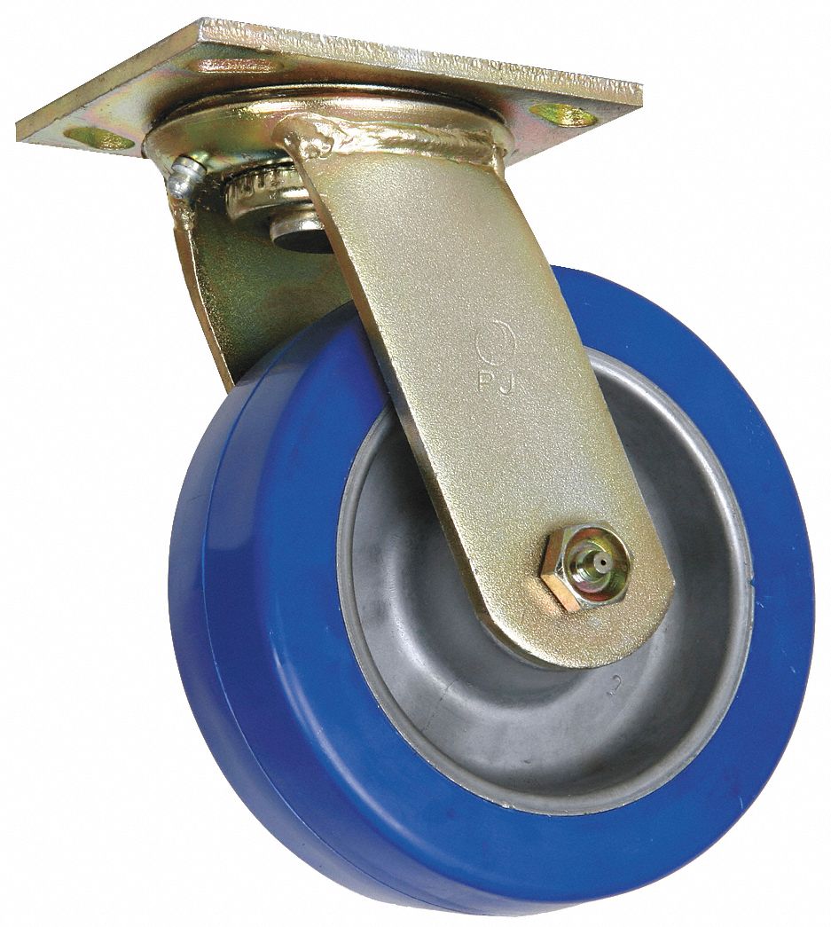 Swivel Plate Caster, , 6 In Dia