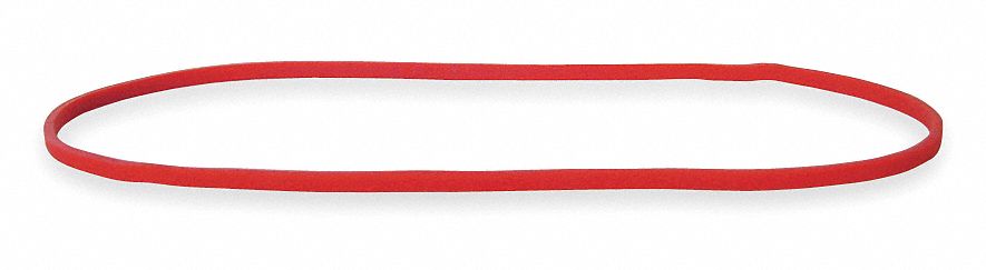 Rubber Band, Sm, 5x1/16 In, Red, Pk 620