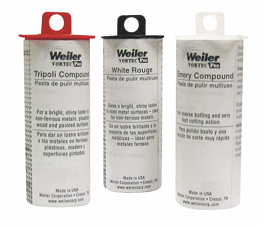 Buffing Compound, Emery, Black, 4 oz.