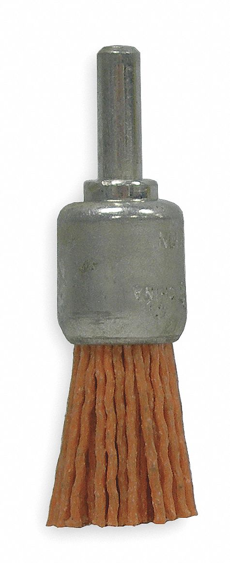 End Brush, 3/4 In Dia, Nylon (Coarse)