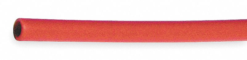 Tubing, 1/4 In OD, 50 Ft L, Red