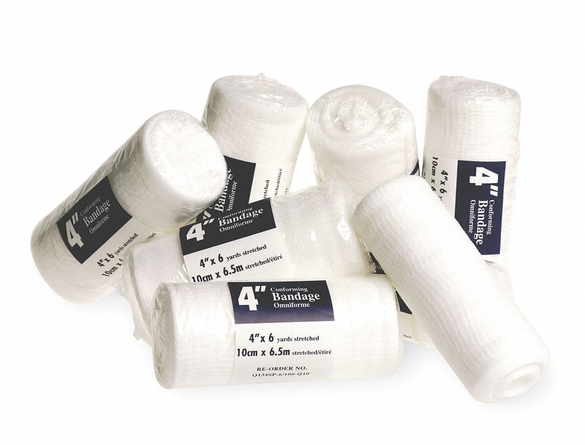 Gauze, Non Sterile, W 4 In, L 6 Yd, PK 12