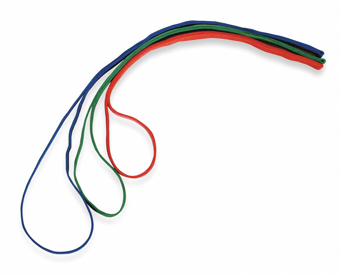Rubber Band, Super, 12x1/4 In, Red, Pk 60