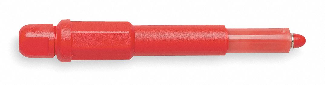 Banana Plug, 300VDC, 20A, 2-5/9 In. L, Red