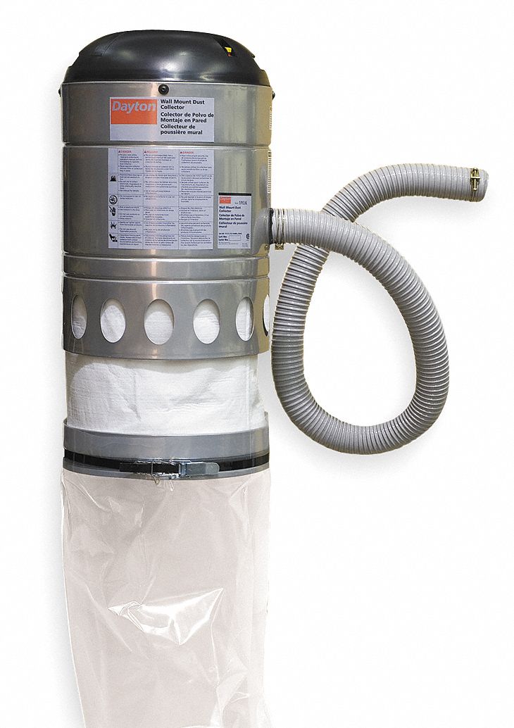 Dust Collector, Wall Mount, 3/4 HP