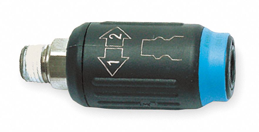 Coupler, Male, 3/8 In NPT, Nylon, 230 PSI