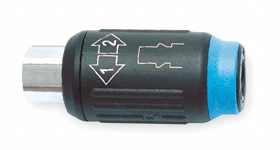Coupler, Female, 3/8 In NPT, Nylon, 230 PSI