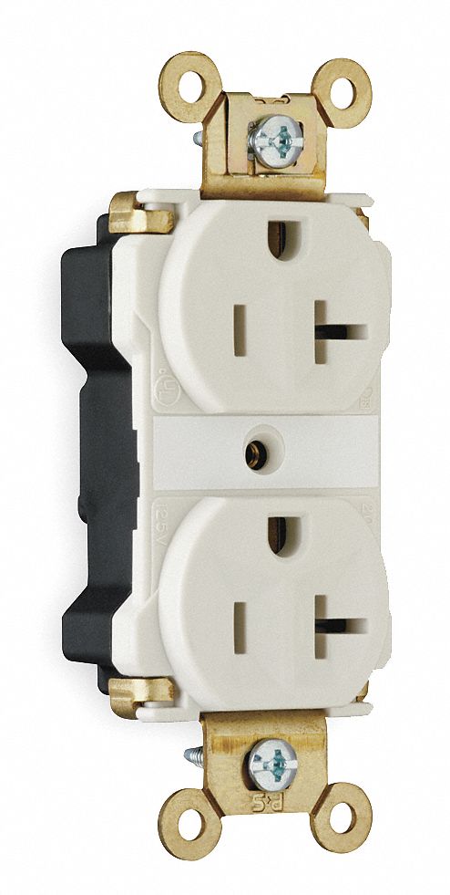 Straight Blade Receptacle, 20 A AC, 5-20R