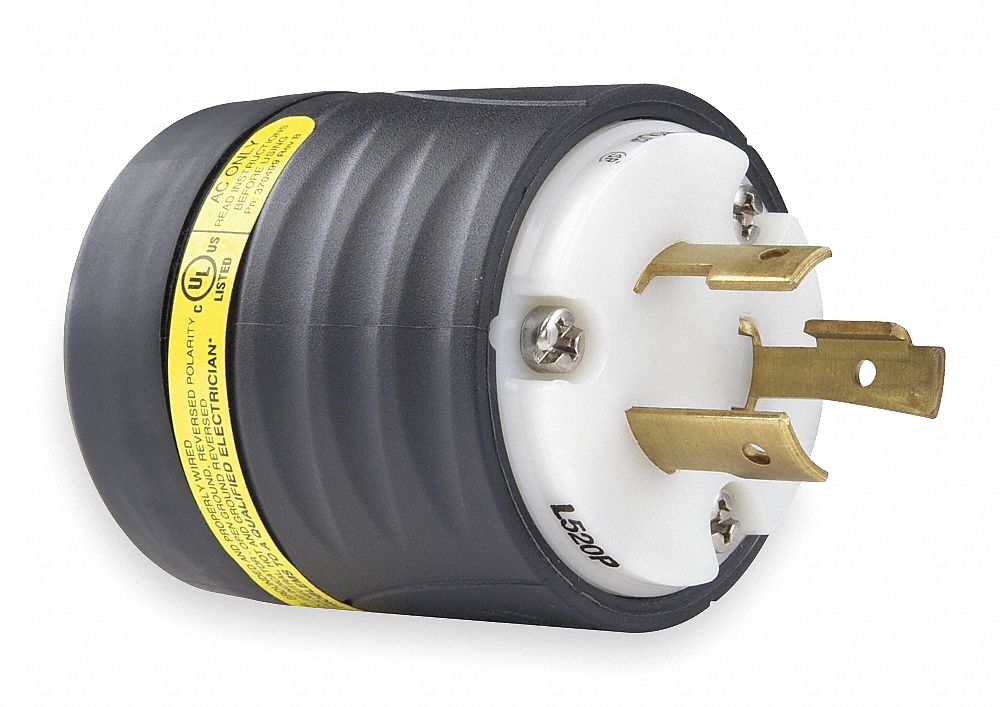 Locking Plug, 20 A AC, L5-20P