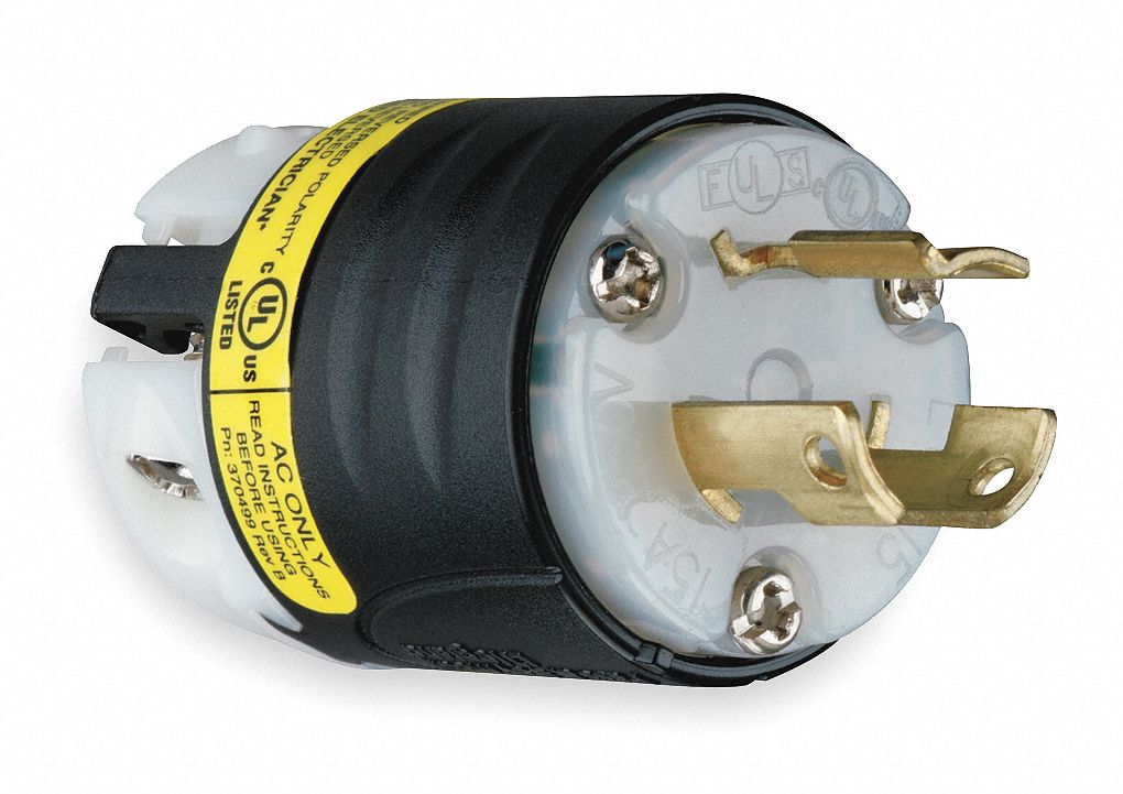 Locking Plug, 15A AC, L6-15P