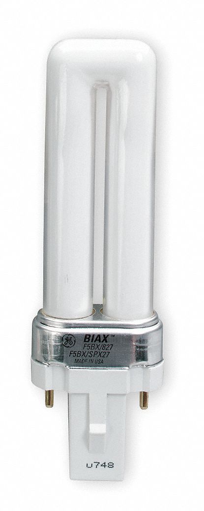 Plug-In CFL, 5W, T4, G23 (2-Pin)