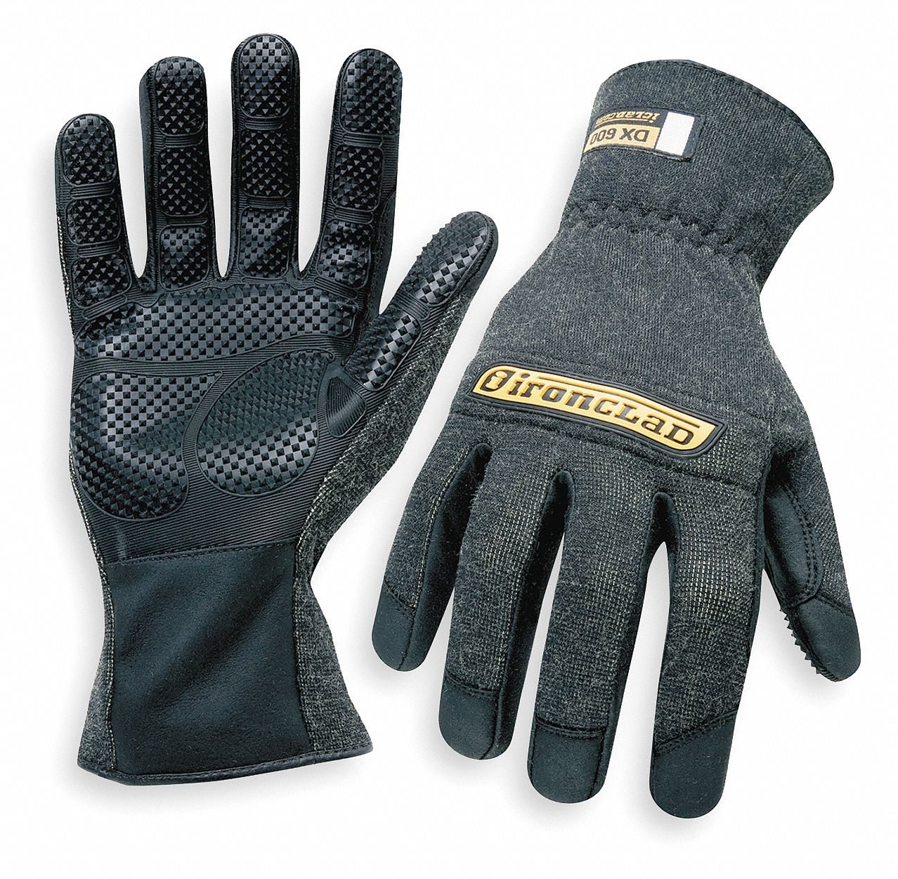 Heat Resist Gloves, Black, 2XL, Kevlar, PR