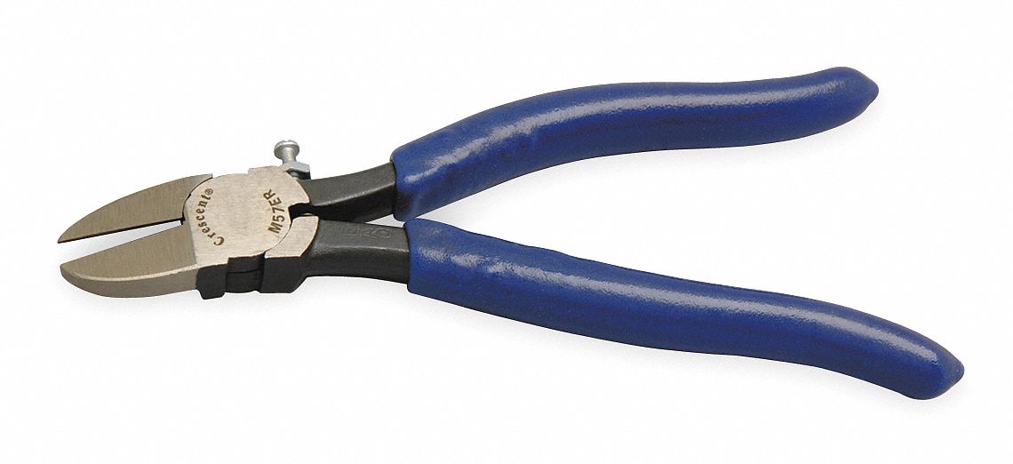 Plastic Cutting Plier, Spring Opening Jaw