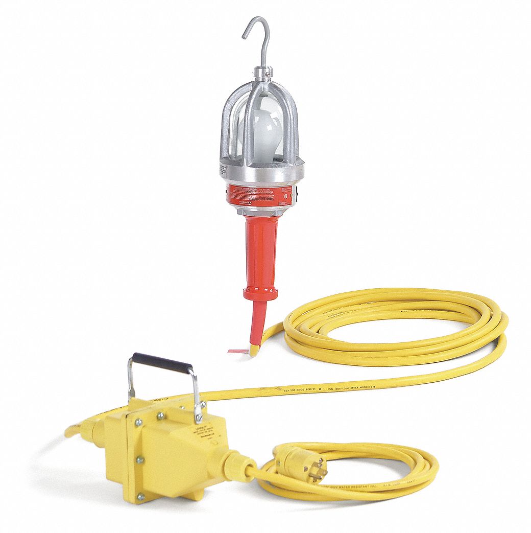 Hand Lamp, Hazardous Location, 75W, 50 Ft