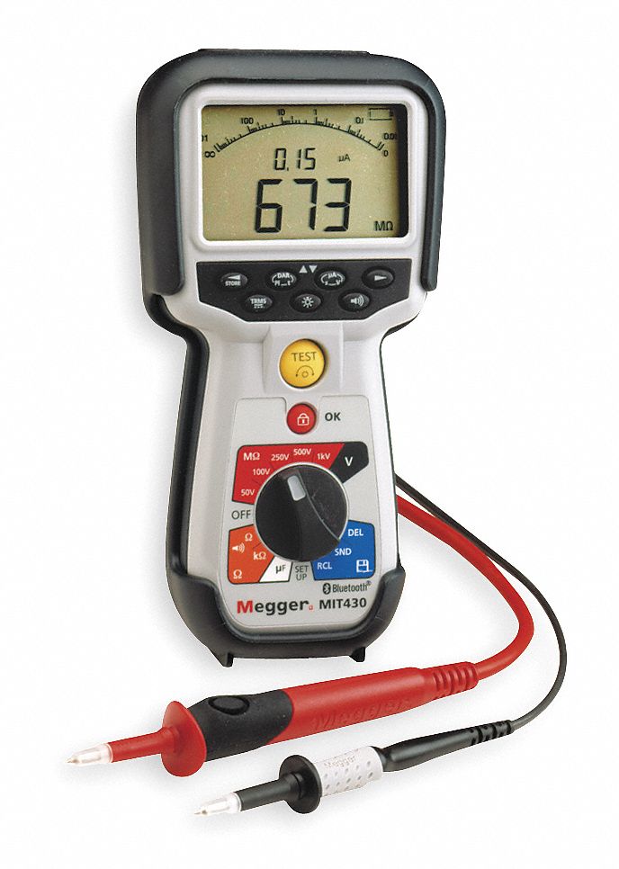 Battery Operated Megohmmeter, 1000VDC