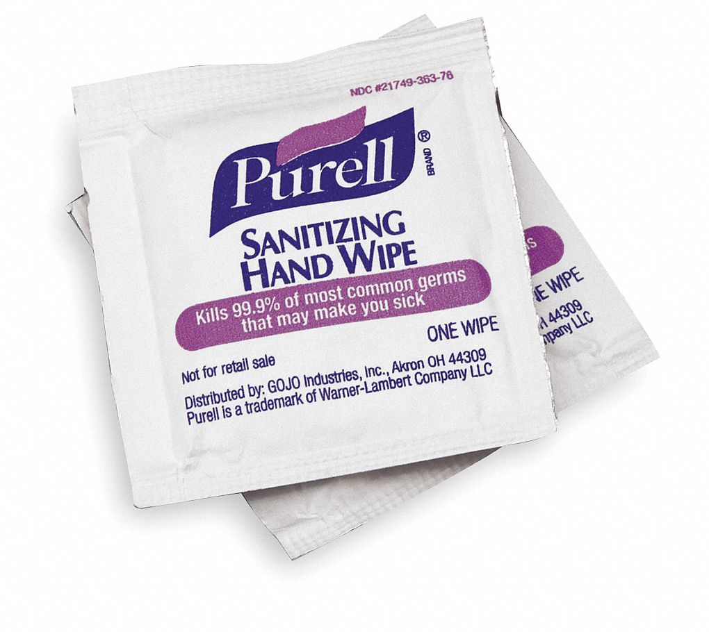 Hand Sanitizing Wipes, White, PK 1000
