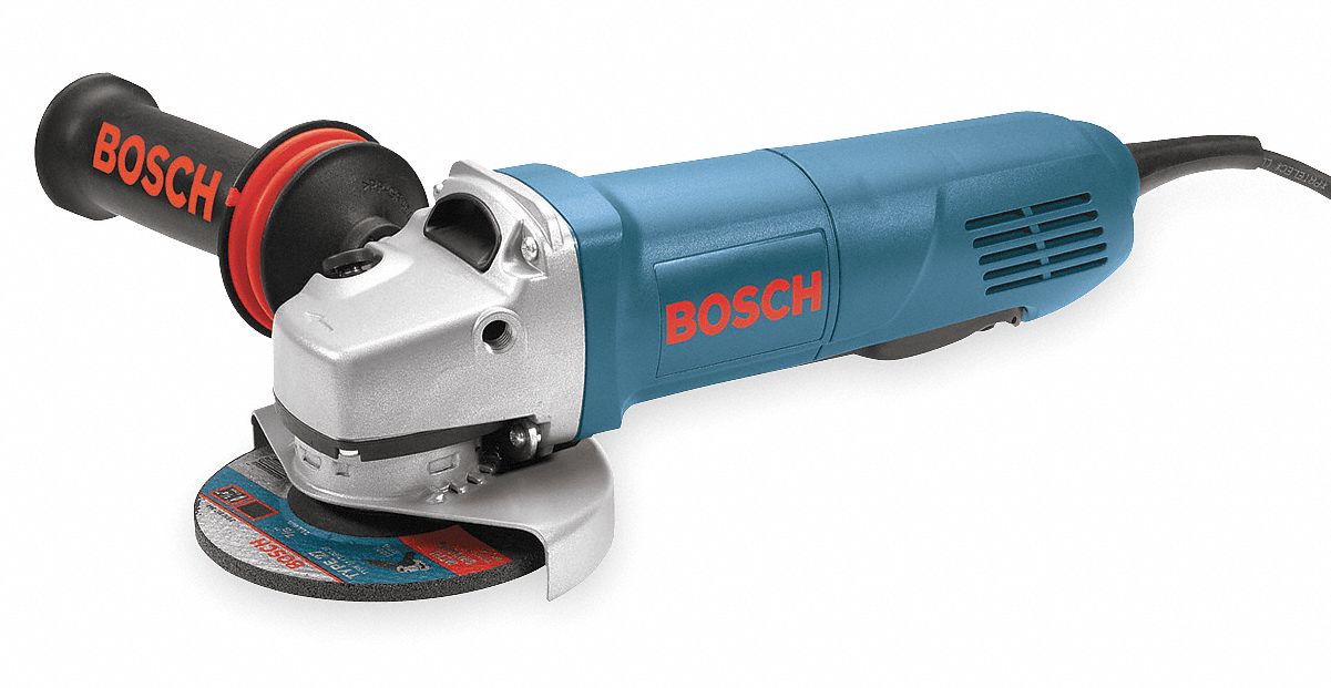 R/A Sander/Grinder, 4 1/2 In, 8A, 5/8-11