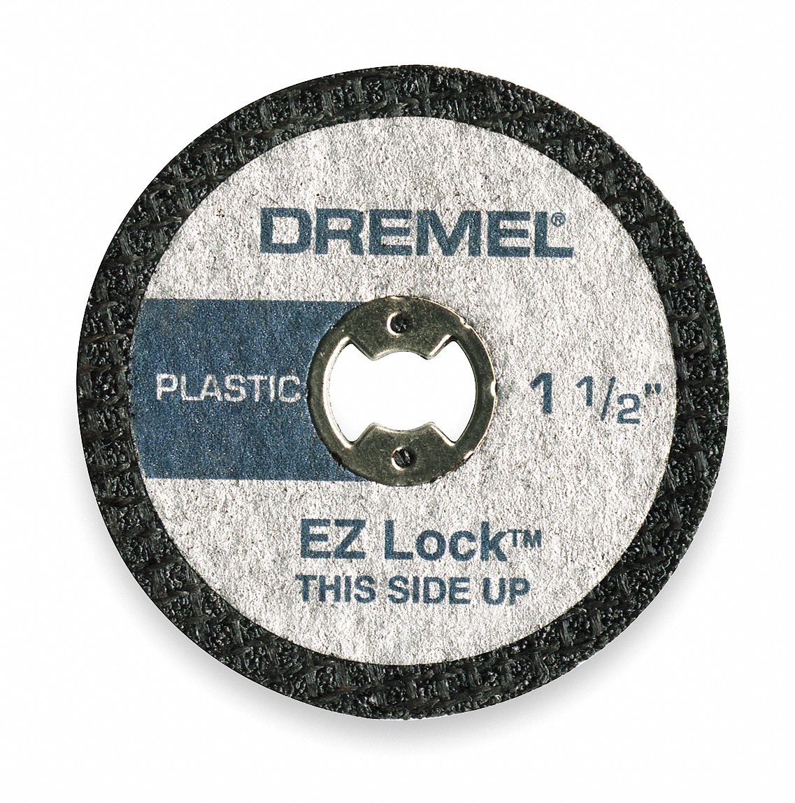 E Z Lock Cut Off Wheel, 1 1/2 In Dia, Pk 5