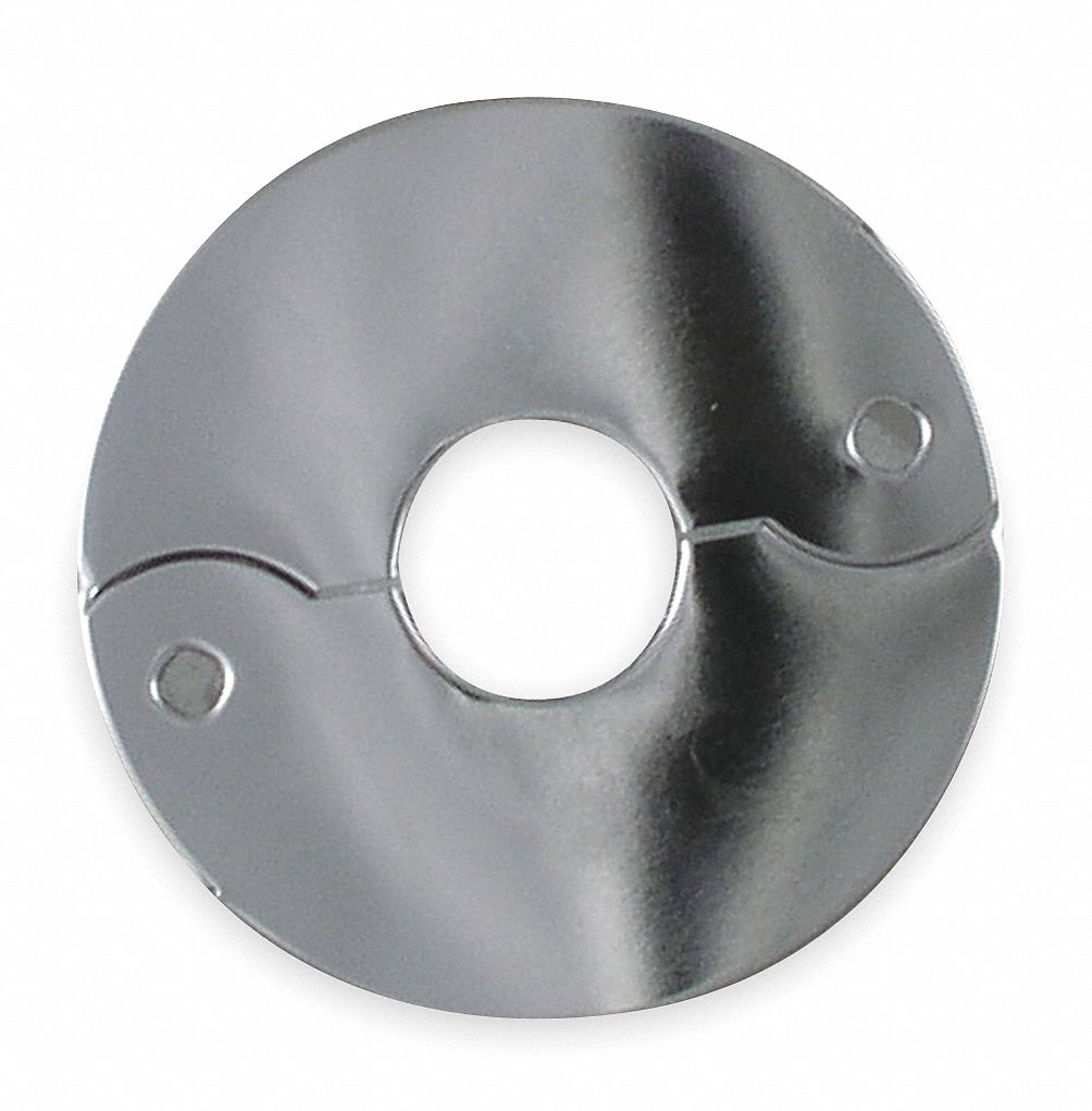 Floor Flange Trim Plate, Steel, 1/2 In