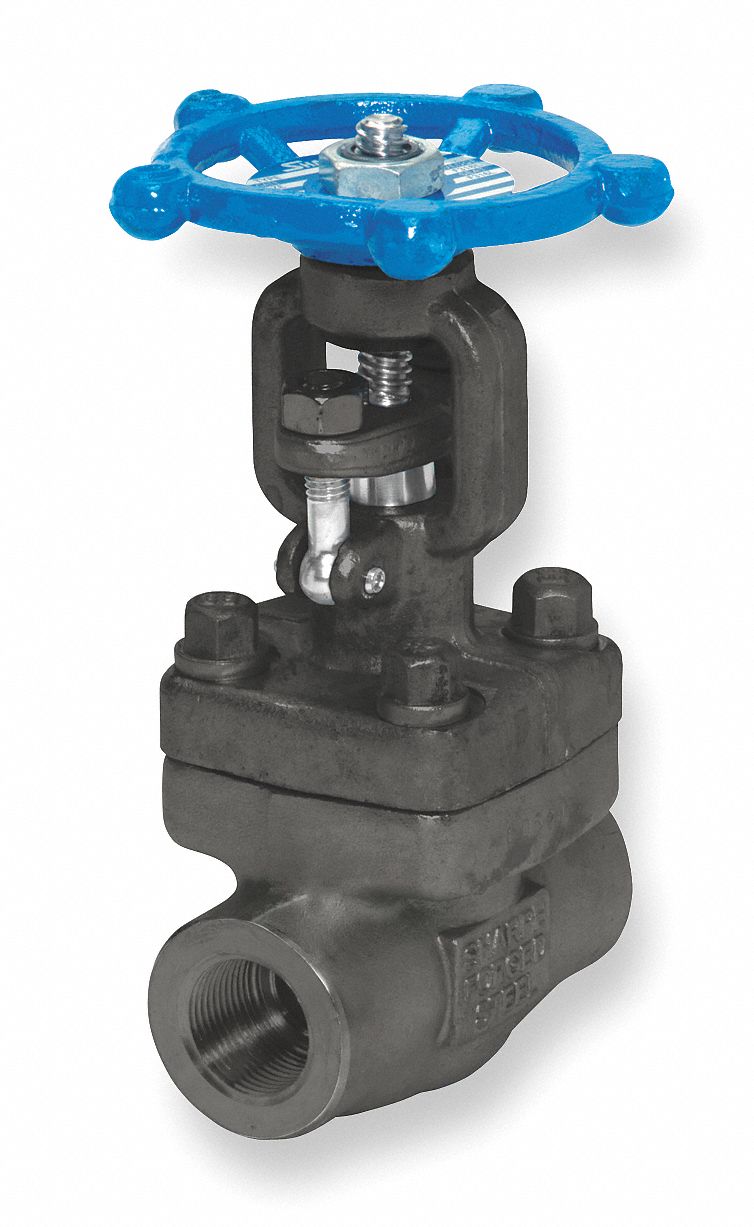 Gate Valve, Carbon Steel, 1 1/4 In NPT