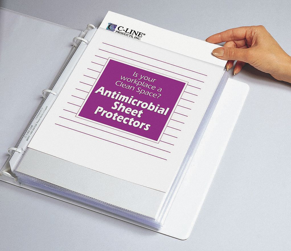 Sheet Protector, Antimicrobial, PK100