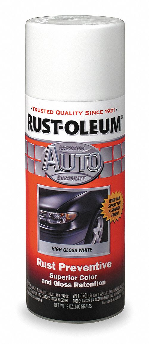 Auto Body Paint, White, 12 oz.