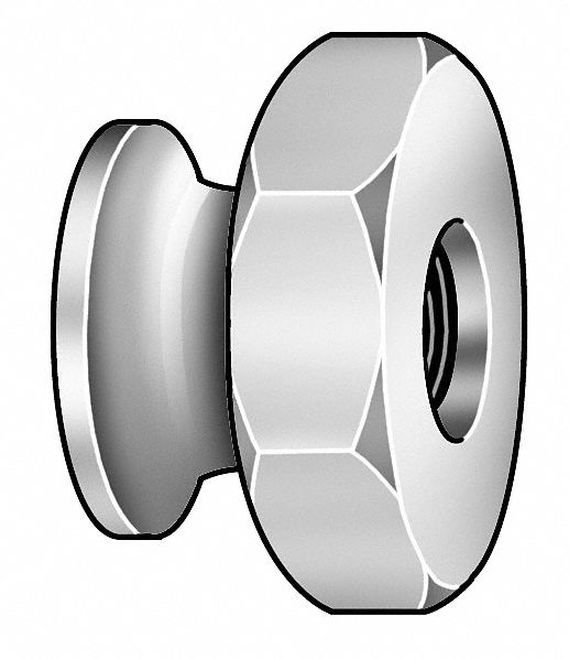 Thumb Nut, 3/8-16, Pk 5
